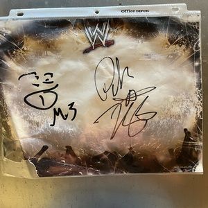 Wwe wrestlers autographs